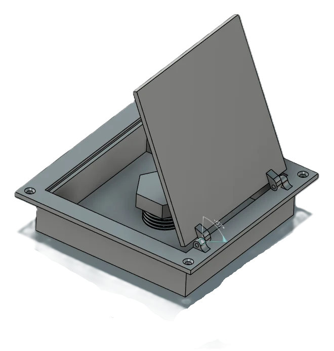 Tapa elevable